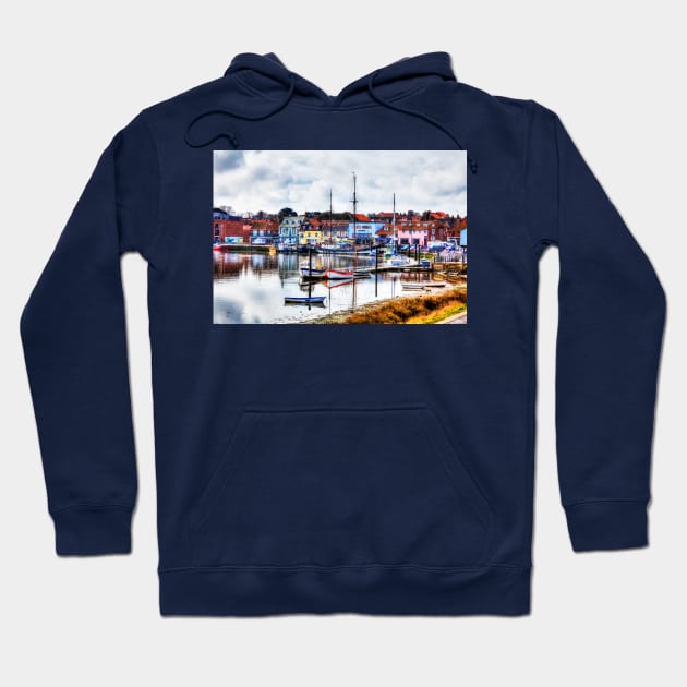 Wells Next The Sea, Fishing boats, Norfolk, UK Hoodie by tommysphotos